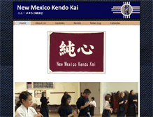 Tablet Screenshot of nmkendokai.com